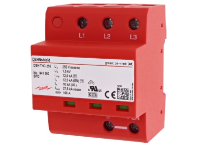 Product image 1 Dehn DSH TNC 255 Combined arrester for power systems
