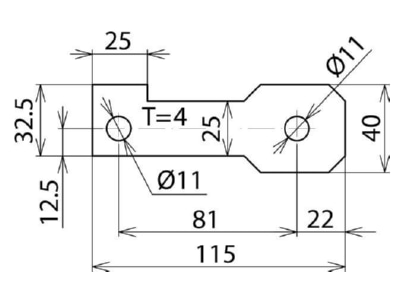 Schaltbild 2 Dehn 923 211 Anschlussbuegel D 11mm f M10