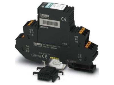 Produktbild 1 Phoenix PT IQ 2X2 24DC PT Ueberspannungsschutz Geraet f  Ex i Signalkreise