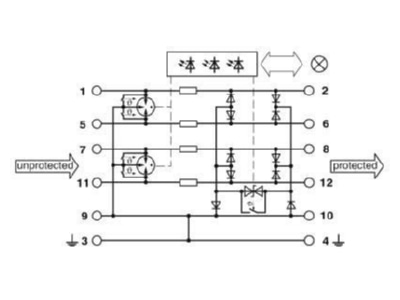 Produktbild 2 Phoenix PT IQ 5 HF 12DC PT Ueberspannungsschutz Geraet fuer HF Anwendungen