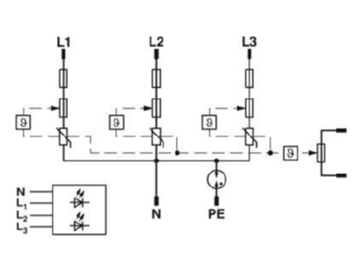 Produktbild 1 Phoenix PLT SEC T3 3S 230 P UeSS Stecker Typ 3
