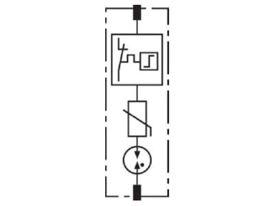 Circuit diagram 2 Dehn DG MOD 275 VA Surge protection for power supply
