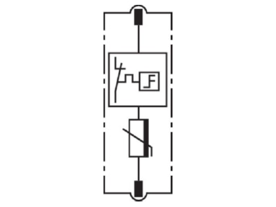 Circuit diagram 1 Dehn DG MOD E H 1000 Surge protection for power supply
