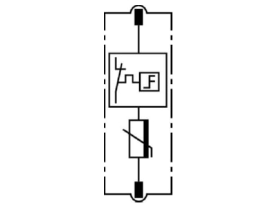 Circuit diagram 3 Dehn DG MOD E H 1000 Surge protection for power supply

