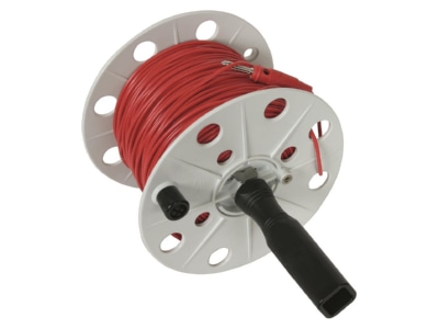 Produktbild 1 Dehn DHK80BSML0 75L100MRT Drahthaspel 100m  0 75qmm  rot