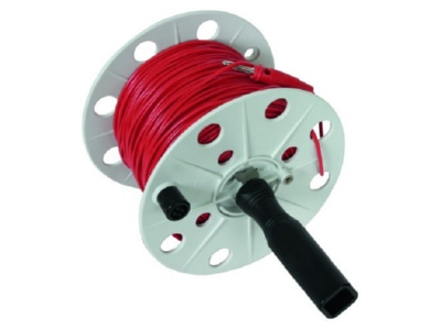 Produktbild 2 Dehn DHK80BSML0 75L100MRT Drahthaspel 100m  0 75qmm  rot