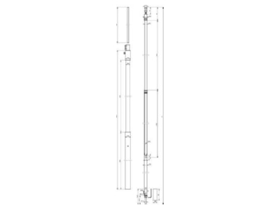 Dimensional drawing 2 Dehn HVI LI 20 L6M 819255 Wire for lightning protection 5mm HVI LI 20 L6M819255
