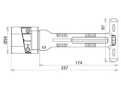 Mazeichnung 1 Dehn HVI STRIP 27 Abisolierwerkzeug fuer HVI power Ltg
