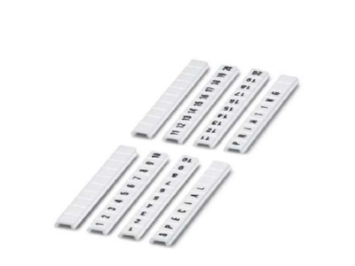 Produktbild 2 Phoenix ZBF 3 5 UNBEDRUCKT Zackband weiss  3 5x5 2mm