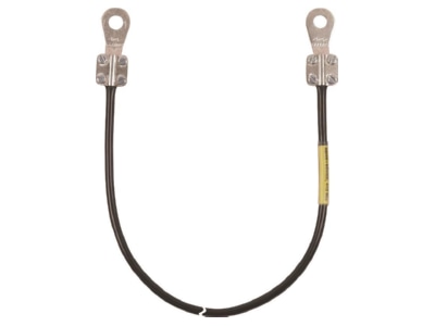 Produktbild 1 DEHN 410906 Erdungsleitung 10mm2 L 0 6m schw 