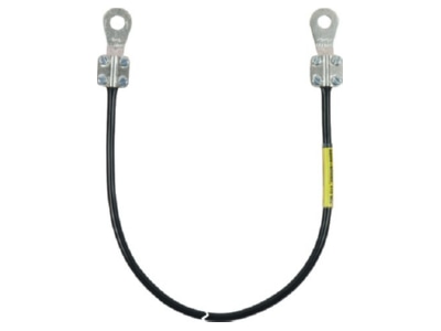 Produktbild 2 DEHN 410906 Erdungsleitung 10mm2 L 0 6m schw 
