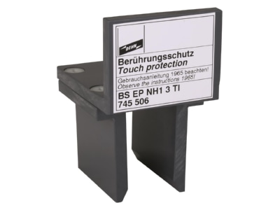 Produktbild 1 DEHN 745506 Beruehrungsschutz BS EP NH1 3 TI