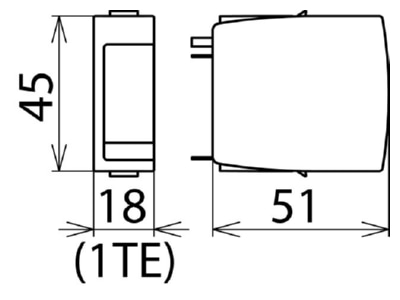 Mazeichnung 2 DEHN 953013 Ueberspannungsableiter Typ 3