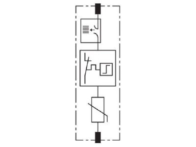Circuit diagram 2 Dehn DG MOD ACI 275 Surge protection for power supply
