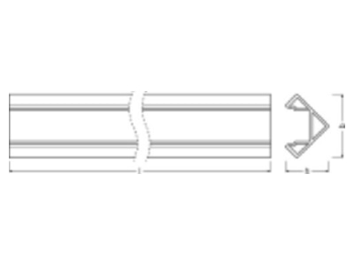 Dimensional drawing LEDVANCE LSAYPM06E 18X18 12 1 Accessory for light rope