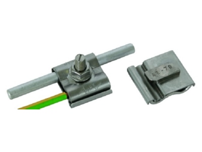 Product image 1 DEHN UEK 8 10 AQ4  540249 Earth terminal clamp 4   50mm  UEK 8 10 AQ4 540249
