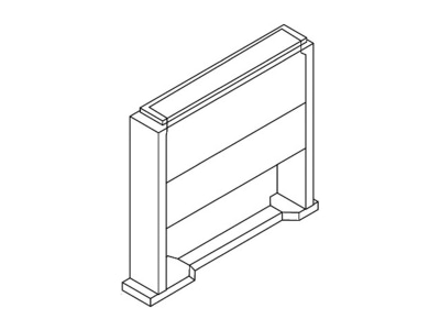 Product image 1 Walther 82910002 Base complete for cabinet concrete
