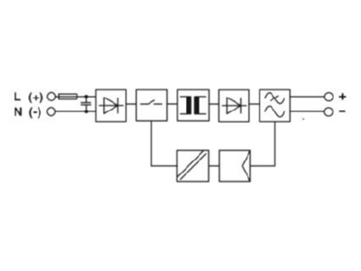 Circuit diagram Phoenix STEP PS48AC 24DC 0 5 DC power supply 43   52V 24V 12W