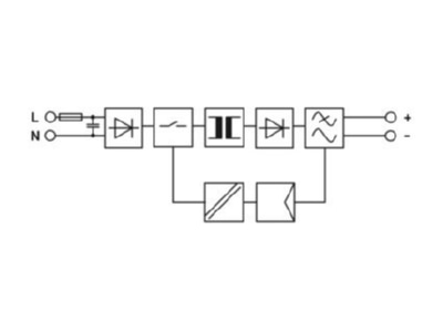 Circuit diagram Phoenix UNO PS 1AC 24DC 150W DC power supply 85   264V 24   28V 150W