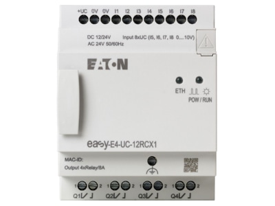 Product image Eaton EASY E4 UC 12RCX1 Logic module 8 In   4 Out
