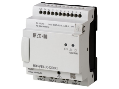 Top view 1 Eaton EASY E4 UC 12RCX1 Logic module 8 In   4 Out
