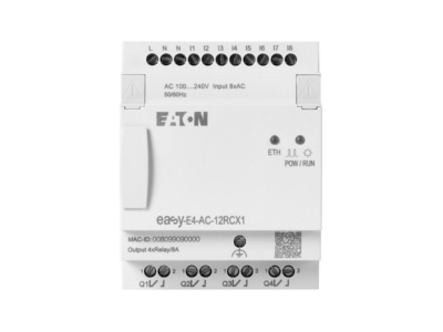 Vorderseite 1 Eaton EASY E4 AC 12RCX1 Steuerrelais 8 digitale Eingaenge
