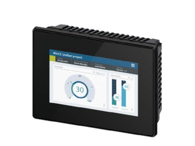 Produktbild 2 Siemens Dig Industr  6AV2128 3GB36 0AX1 UnifiedComfort neutr Front SIMATIC HMI MTP700