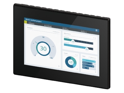 Produktbild 3 Siemens Dig Industr  6AV2128 3KB36 0AX1 UnifiedComfort neutr Front SIMATIC HMI MTP1000