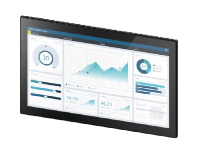 Produktbild 1 Siemens Dig Industr  6AV2128 3XB36 0AX1 UnifiedComfort neutr Front SIMATIC HMI MTP2200