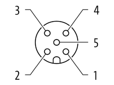 Circuit diagram Murrelektronik 7000 13401 0000000 Sensor actuator connector
