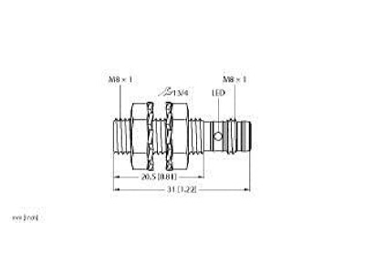 Product image Turck BI2 EG08K AN6X V1131 Inductive proximity switch 2mm
