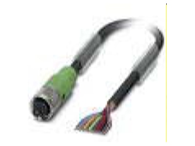 Produktbild 2 Phoenix SAC 12P 5  1554872 Sensor  Aktor Kabel 12 pol RAL9005 5m SAC 12P 5 1554872