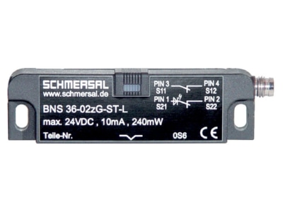 Product image Schmersal BNS 36 02 01Z ST L Inductive proximity switch
