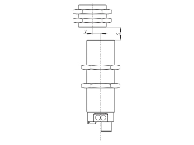 Line drawing Schmersal CSS 11 30S D M ST Safety relay
