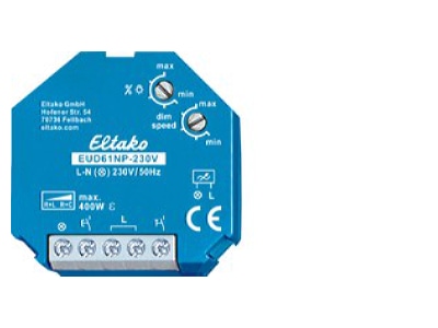 Product image 1 Eltako EUD61NP 230V Dimmer flush mounted 0   400VA
