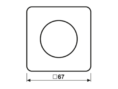 Ma�zeichnung Jung CD 1540 WW Abdeckung f Drehdi Nebenstelle