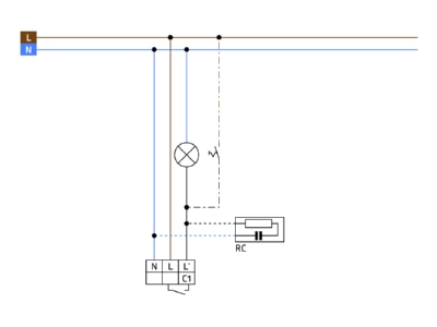 Anschlussbild BEG HF MD2 AP Hochfrequenzmelder