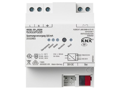 Produktbild Jung 20320 REG Spannungsversorgung 320mA  KNX