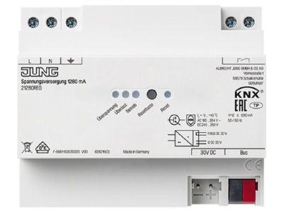 Produktbild Jung 21280 REG Spannungsversorgung 1280mA  KNX