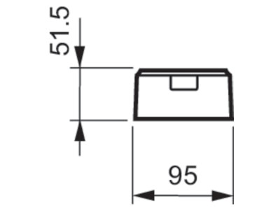 Dimensional drawing 2 Philips Licht LRH1070 00  73143899 Light control system component