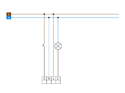 Wiring plan BEG BL4 K DE Movement sensor
