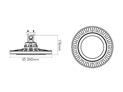 Ma�zeichnung 1 Nobile 1743211611 LED Hallenleuchte 840