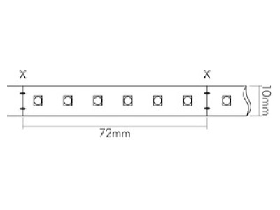 Mazeichnung Nobile 5010900512 LED Stripe 24V 5m neutralweiss