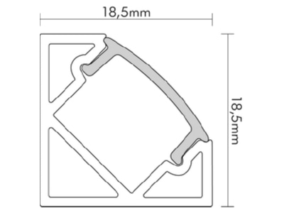 Dimensional drawing 1 Nobile 5011146805 Accessory for light rope

