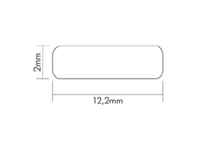 Dimensional drawing Nobile 5011150001 Accessory for light rope