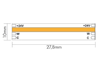Mazeichnung Nobile 5032512046 LED Stripe 24V 5m TW