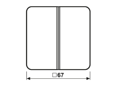Ma�zeichnung Jung CD 402 TSA WW Tastensatz 2 fach aws komplett