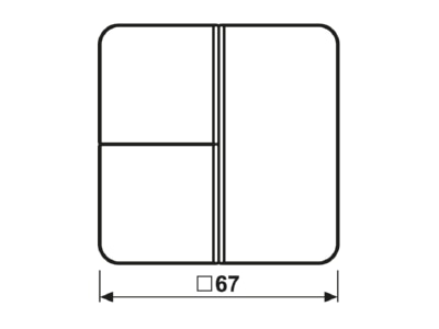 Mazeichnung Jung CD 403 TSA Tastensatz 3 fach ws komplett