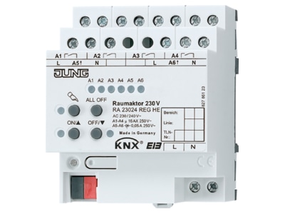 Produktbild Jung RA 23024 REGHE KNX Raumaktor REG Gehaeuse 4TE