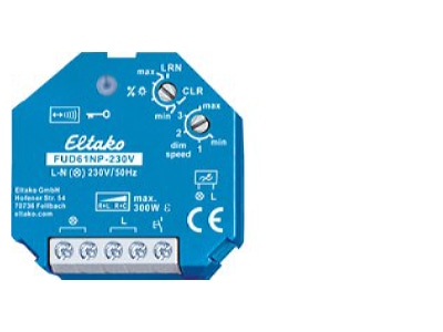 Produktbild 2 Eltako FUD61NP 230V Funkaktor Universal Dimmschalter